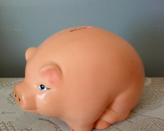 Ceramic Pig Coin Bank