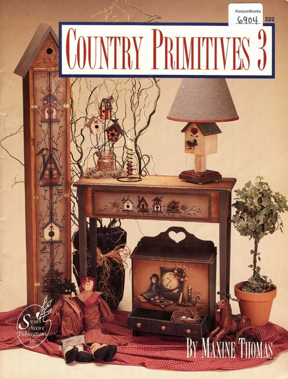 Painting COUNTRY PRIMITIVES 3 By Maxine Thomas Decorative   Il 570xN.958134776 Tlmk 