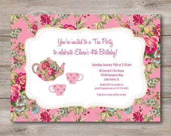 Unique Tea Party Invitations 9