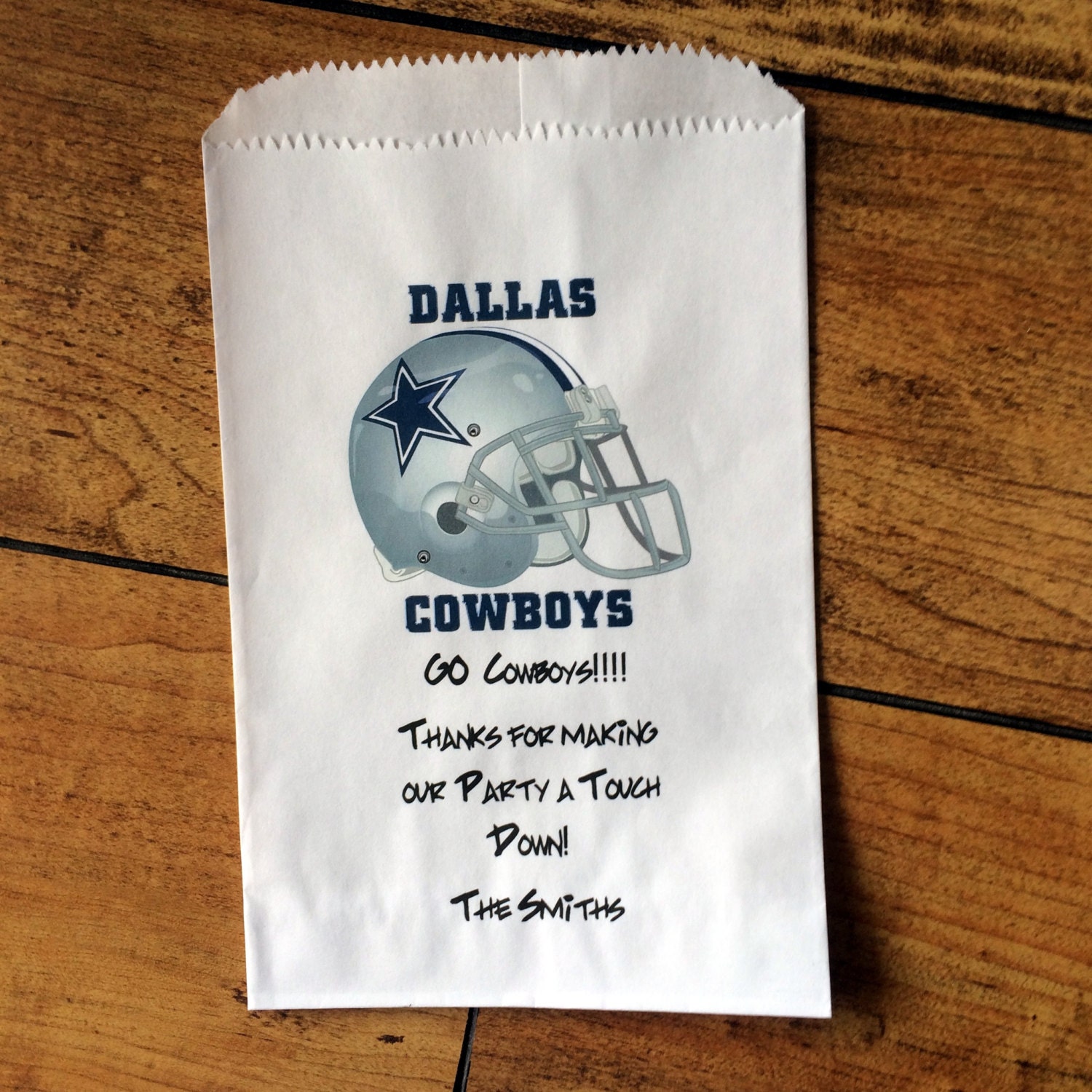Dallas Cowboys Bags Candy bags PERSONALIZED by