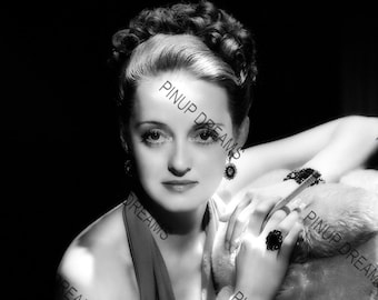 Vintage Photo Poster Wall Art Print of The Beautiful Bette Davis Movie Star Pin-up Legend