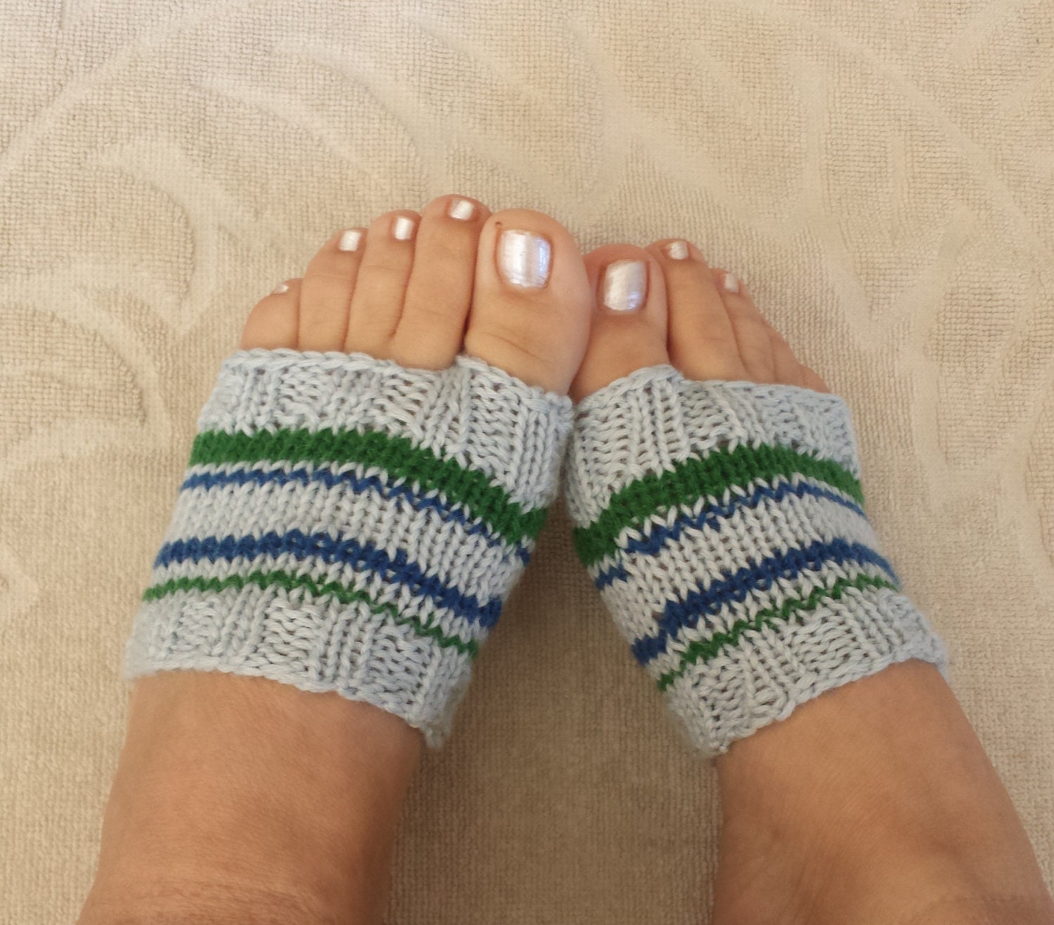 KNITTING PATTERN Flip Flop Socks Pattern Soft Feet Savers