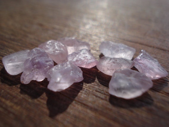Pink Sapphires Rough Gorgeous 10 Rough Uncut Gems Genuine