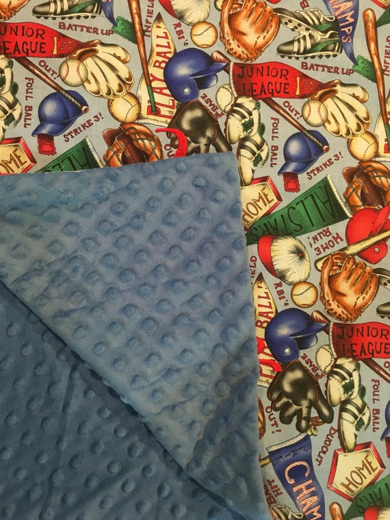 Nap time blanket and pillow set Baseball Blanket Toddler