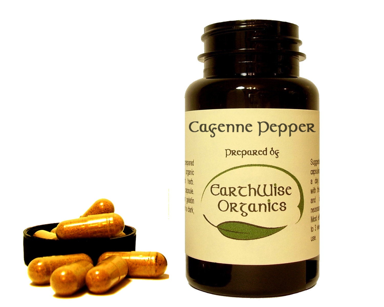 Cayenne Pepper Capsules 350 mg Herbalist Prepared From