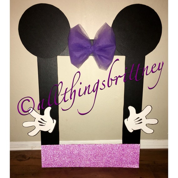 Minnie Mouse Photo Booth Prop