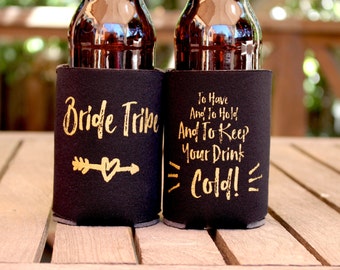 Bachelorette Party // Bachelorette Party Favors // Bridesmaid Gift // Drink Cooler, Drink Holder, Beer cooler, Bride Tribe, Beer Holder,