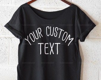 Personalized Tshirt, personalized text, custom text, customized, customizable, custom t-shirts, custom design, custom clothing, personalized