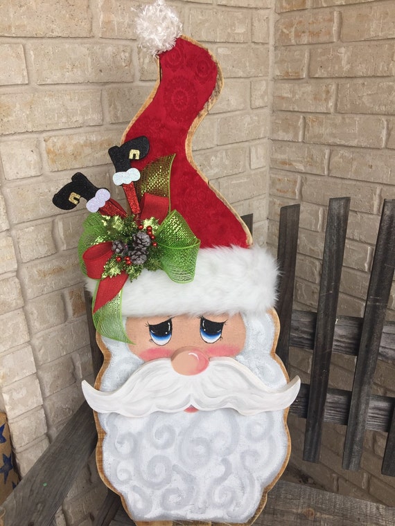 Items similar to Pallet santa, christmas decor on Etsy