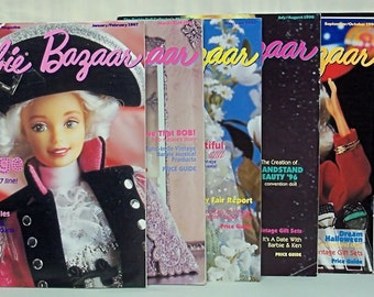 Barbie Bazaar* Magazines - 1996 Full Year Issues - L@@k!
