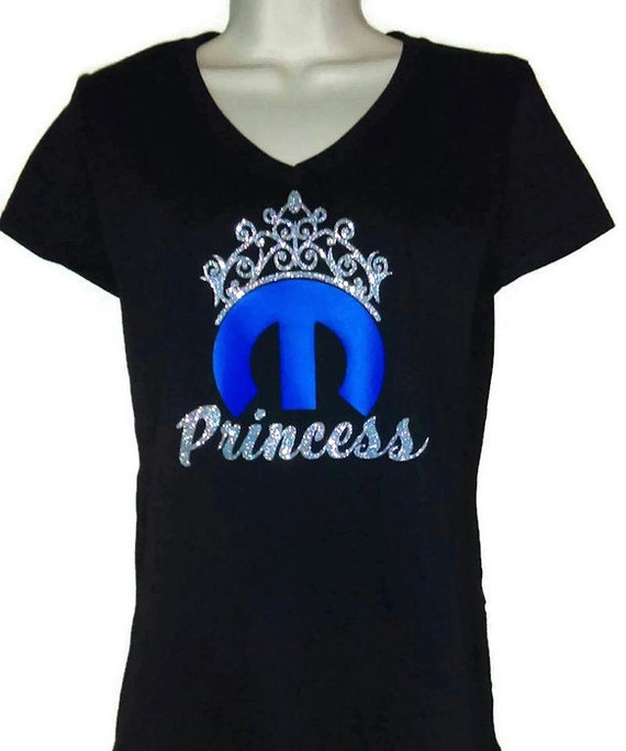 Mopar Princess Womens Vneck T-shirt