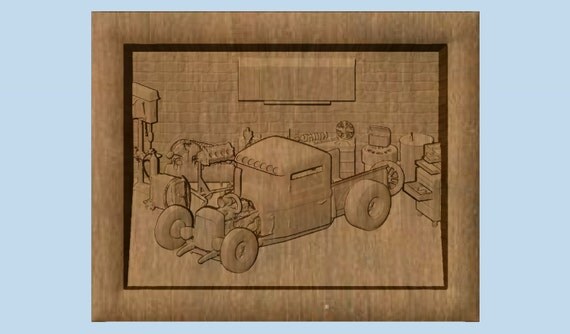 Ford Truck Hot Rod Wood Carving ~ Ford ~ Truck ~ Classic Truck ...