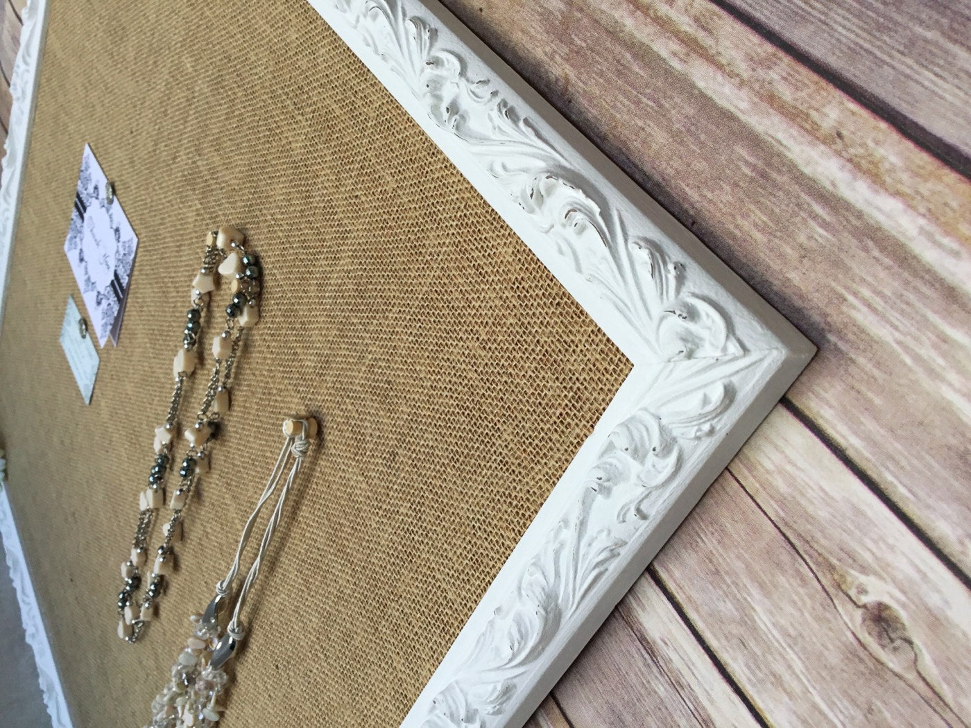 Large cork board shabby chic bulletin board by YouMatterDesigns