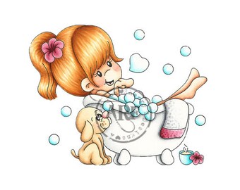 Digital Stamps - Bubble Love