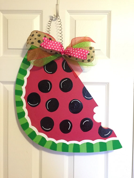 Items similar to Summer Door Hanger, Watermelon Door Hanger, Watermelon