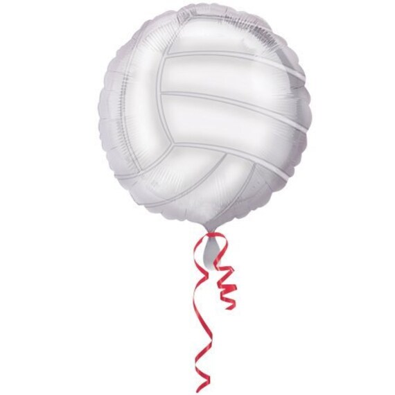 18 Volleyball ball Mylar Foil Balloon birthday by BigCatCrafts