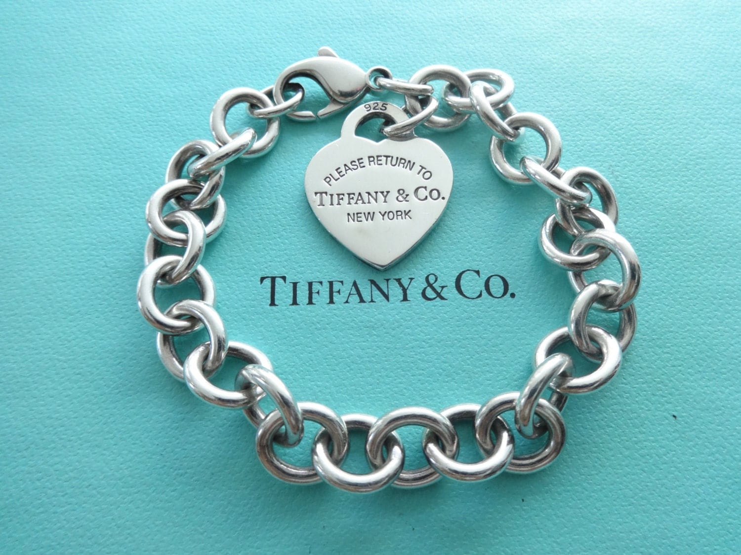 Authentic Tiffany and Co. Sterling Silver Please Return to