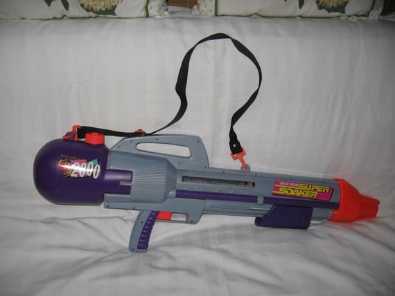 vintage 1996 larami super soaker cps 2000 squirt water gun on