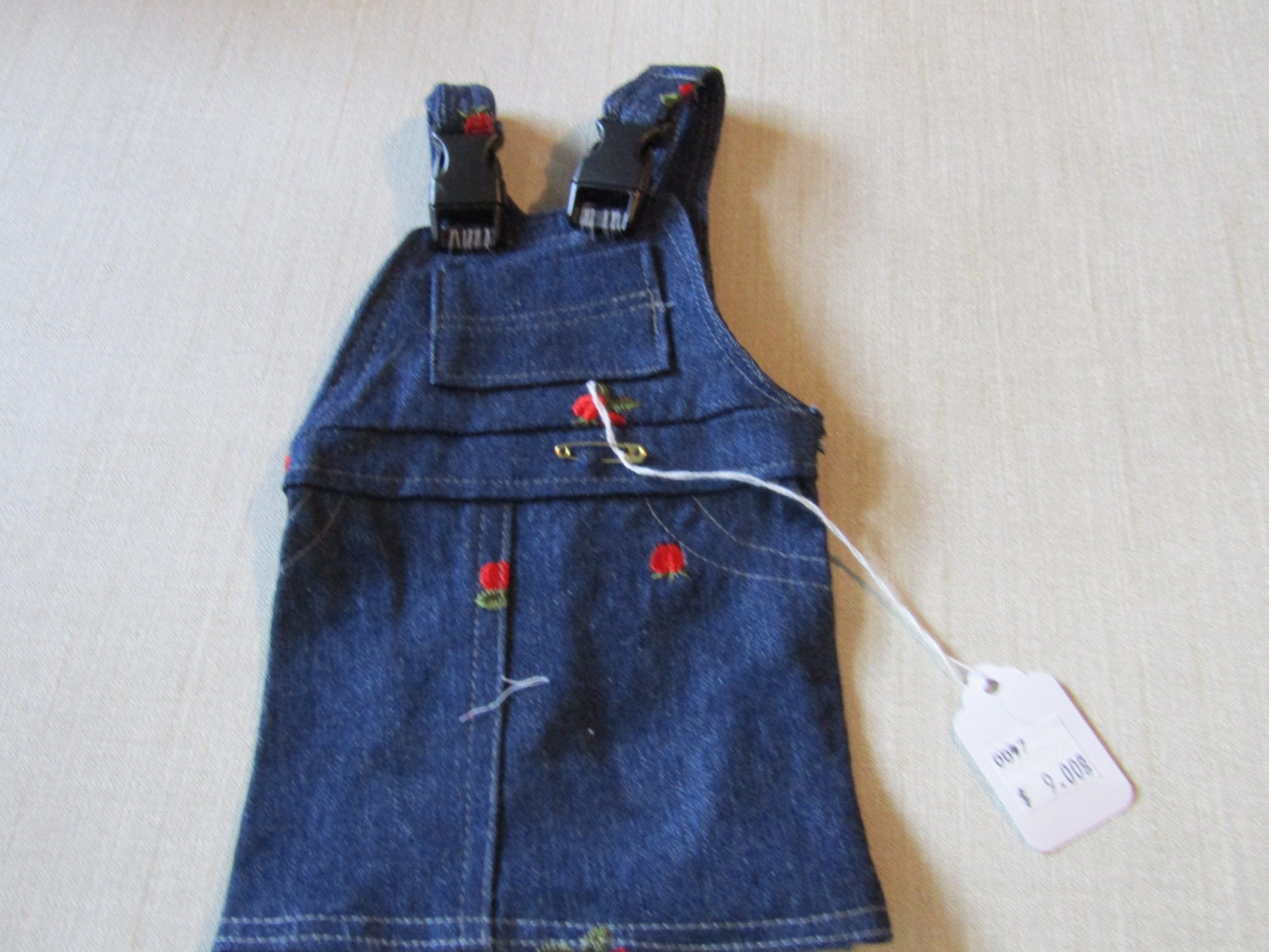 Doll 18 Blue Denim Overall Skirt