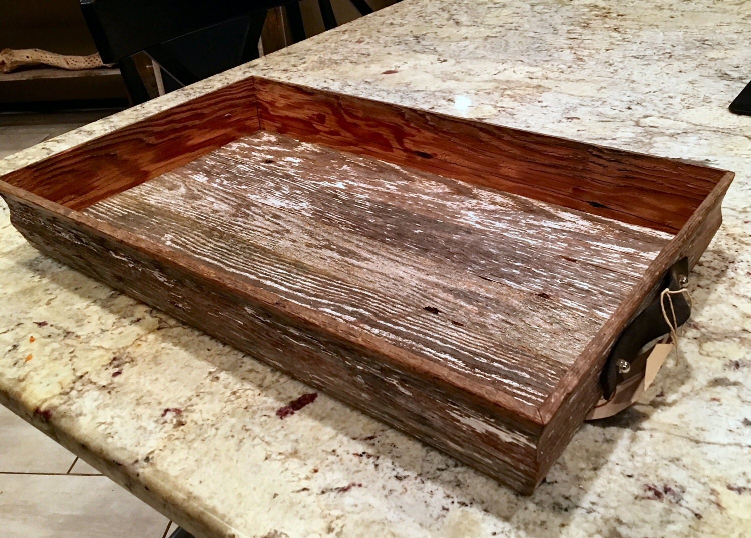 Reclaimed Barn Wood Serving Tray or Display by ABPWorks on Etsy