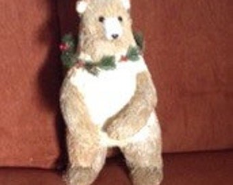 Vintage Standing Christmas BEAR