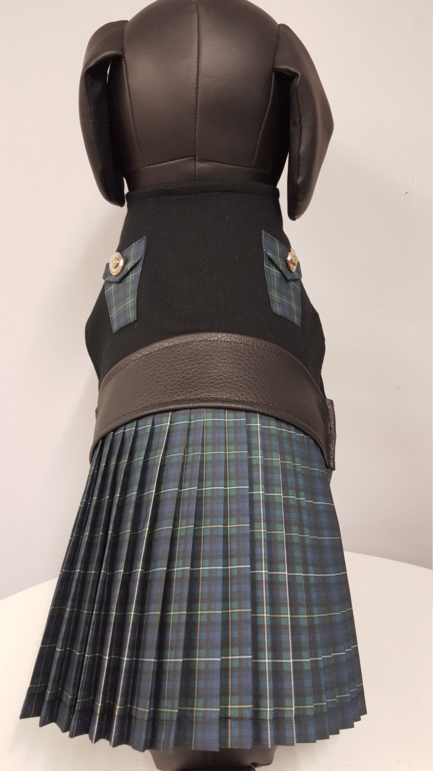 Custom made kilt for your dog