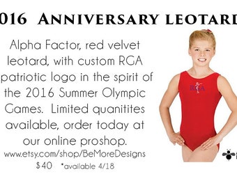 AME (Adult Medium, 8-10) - 2016 Anniversary Leotard