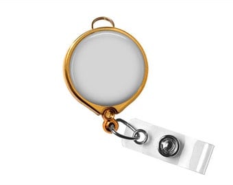Digital Template for gold Badge Reel. Instruction included. Instant download 1046