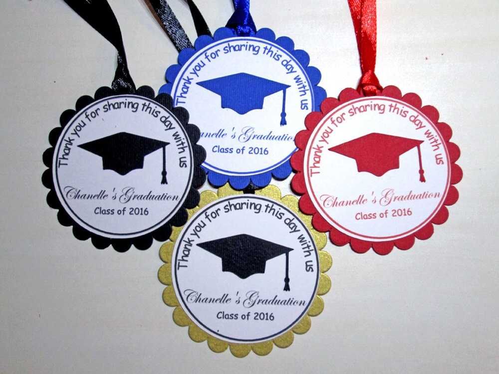20 Personalized Graduation Gift Tags Graduation Tags