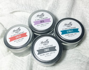 The Lunar Chronicles Collection | 4oz soy candles, set of four