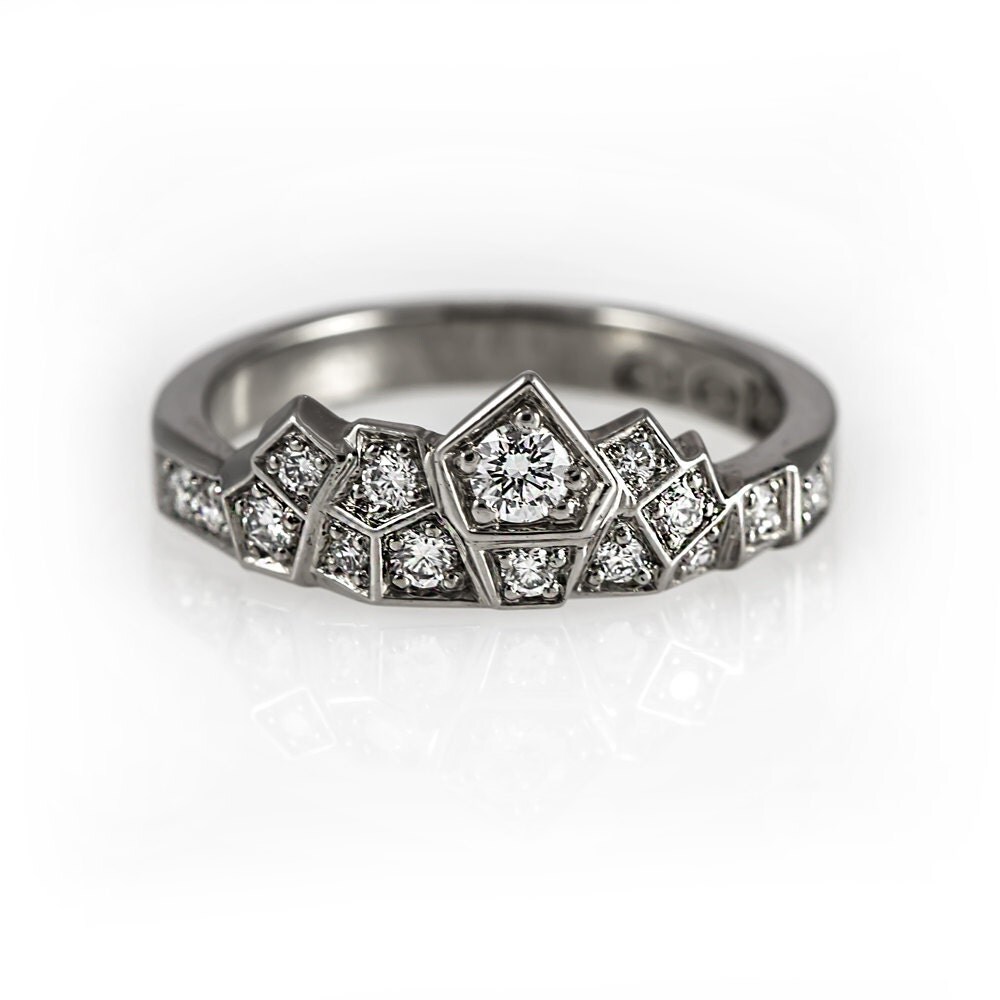 Unique engagement ring alternative engagement ring