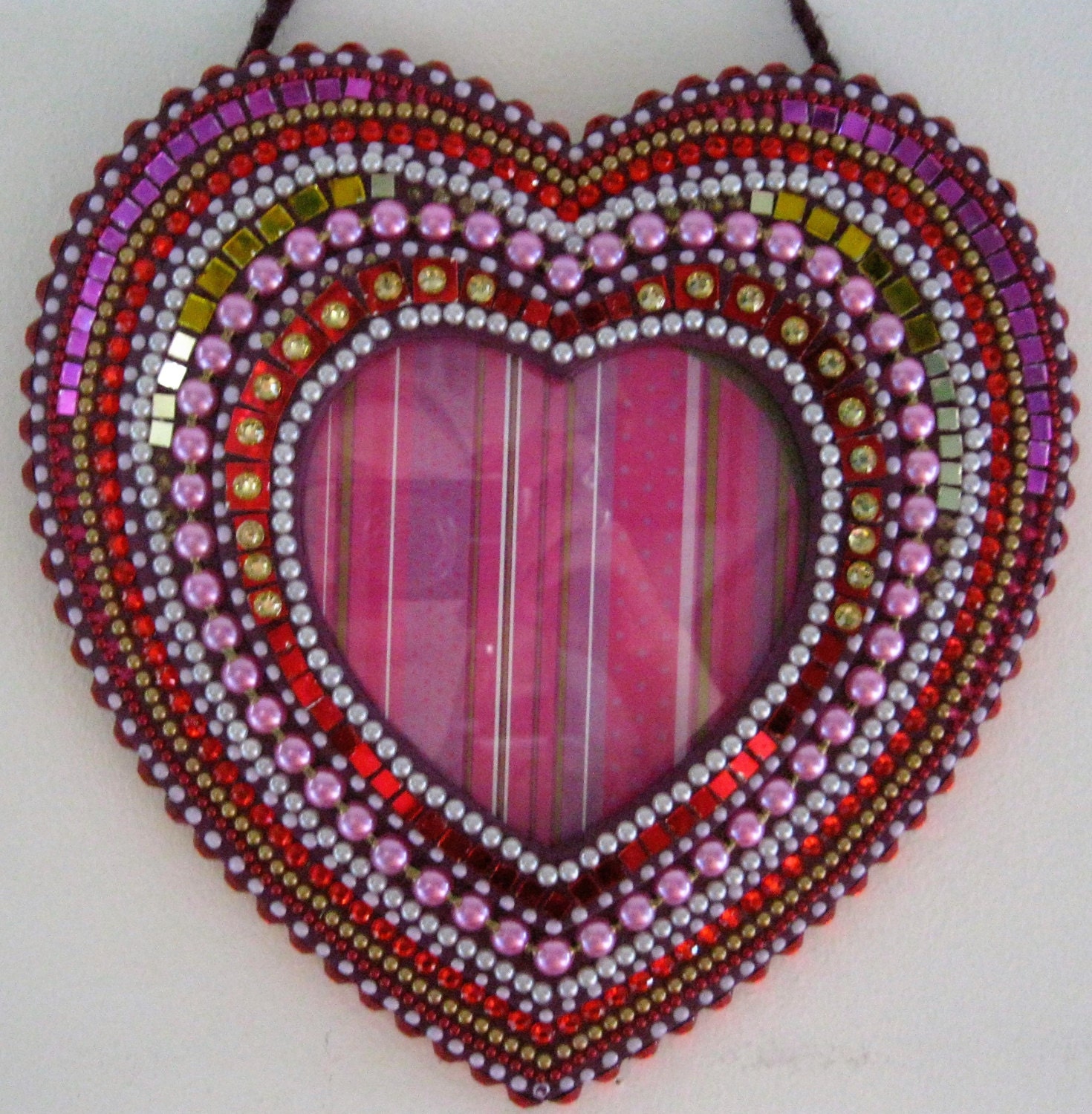 Heart Picture Frame by BeciWhatleyPaintings on Etsy