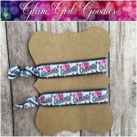Gymnastics Hair Elastics gymnastics hair ties by GlamGirlGoodies