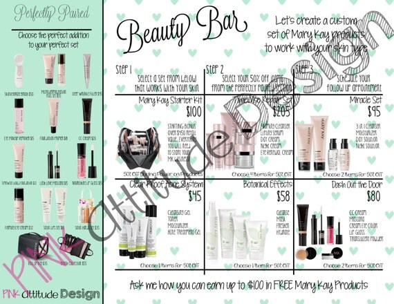 Mary Kay Set Sheet