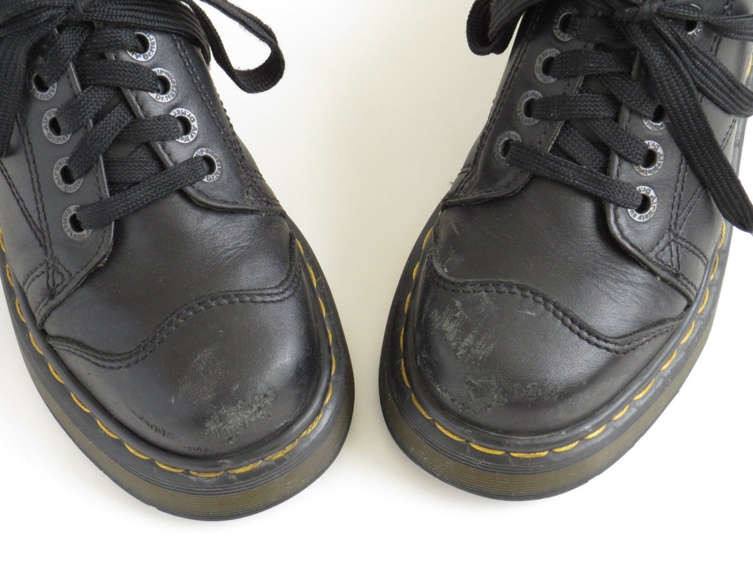 Dr Martens Platform Shoes Black Creepers Shoes Doc by shoegazes