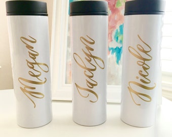 Travel Mug - Personalized Travel Mug-Bridesmaid Gift -Teacher Mug-Personalized Coffee Mug - Coffee Mug - Bride to be Gift - Wedding Gift