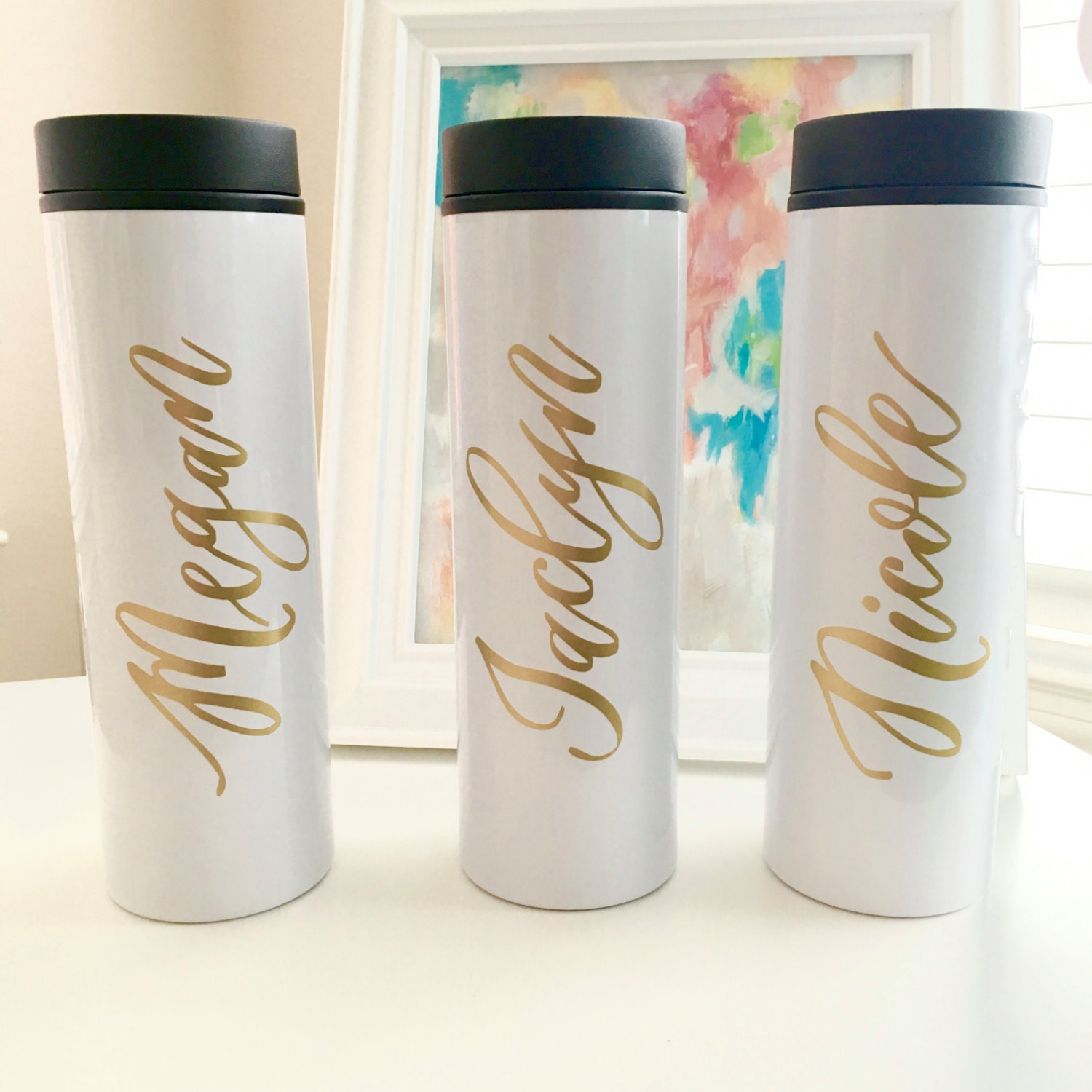 Travel Mug - Personalized Travel Mug-Bridesmaid Gift -Teacher Mug-Personalized Coffee Mug - Coffee Mug - Bride to be Gift - Wedding Gift