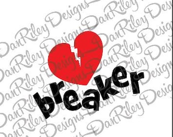 Heart breaker svg cut file