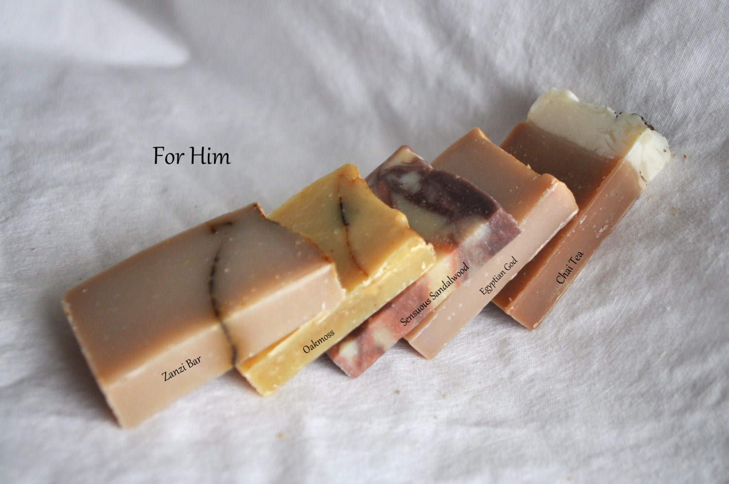 FOR HIM 5 Handcrafted 1oz SOAP gift for men Handmade Soap