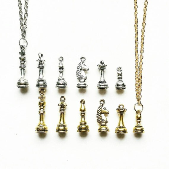 Items similar to Chess Piece Necklace // Chess Jewelry // Board Game