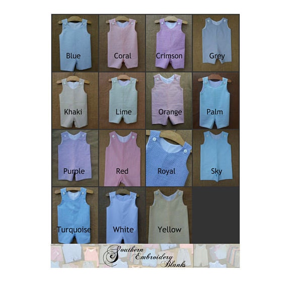 Jon Jon Seersucker Stripe Shortall Romper by StockupforLess