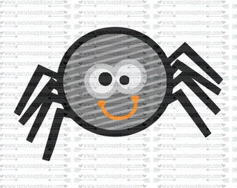 SVG, DXF, EPS cutting file, spider svg, Happy Halloween svg, spooky spider svg, spiderweb svg, socuteappliques, scrapbooking file