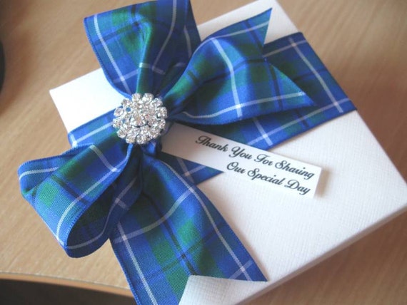 Scottish Wedding Favours Tartan Ribbon Diamante Empty Or   Il 570xN.977947096 1udy 