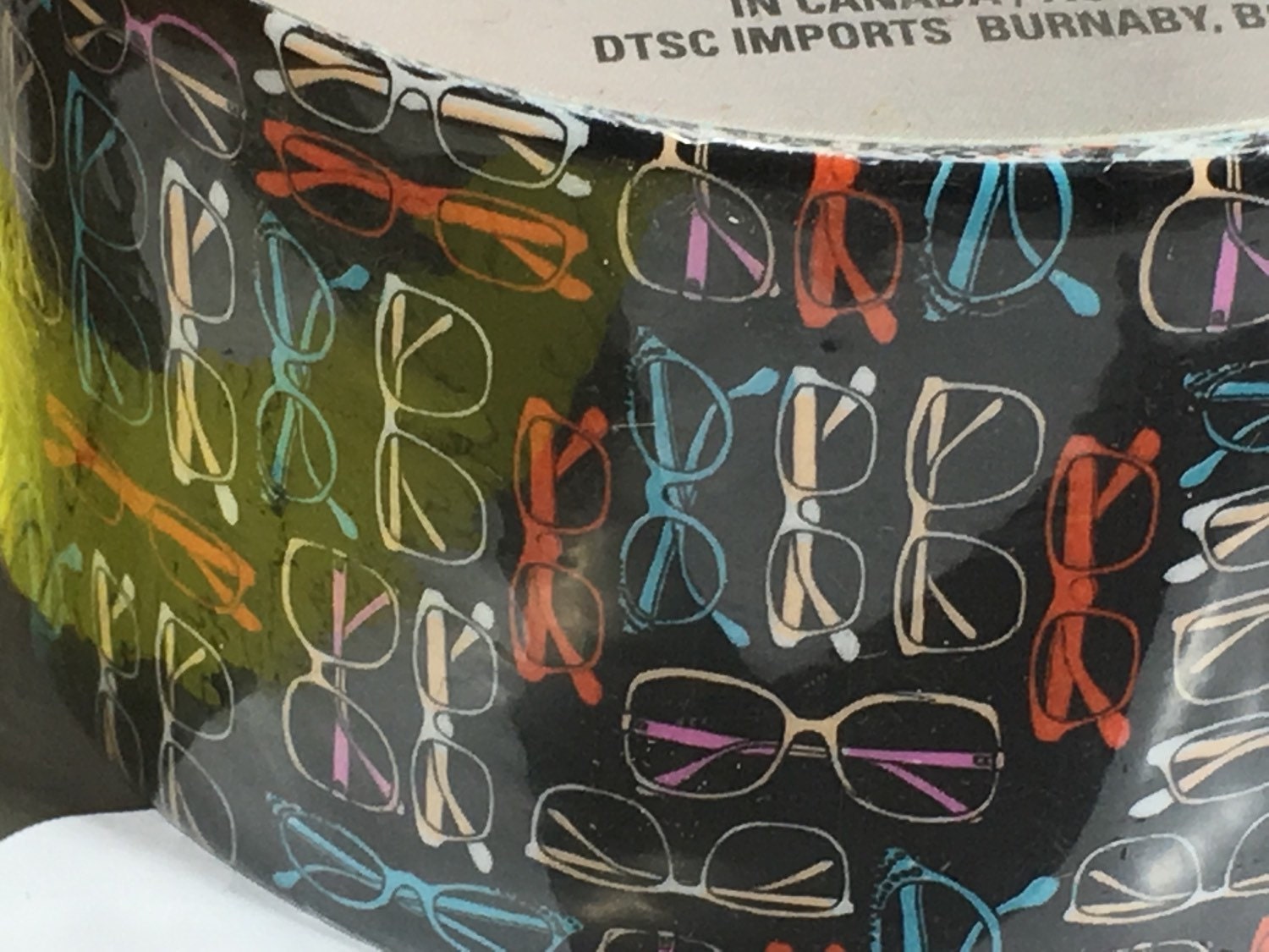 Duct tape glasses tape colorful print duct tape decorative