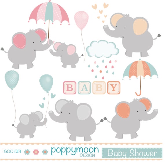 elephant clipart baby shower - photo #49