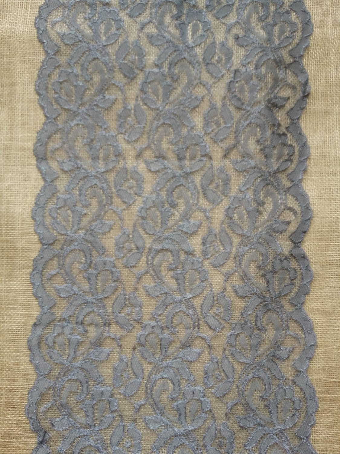 Gray lace runner lace runner wedding runners lace table