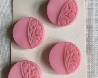 Vintage pink glass | Etsy