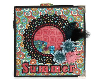 Instax Mini Album - Boho Style Scrapbook Album - Cute Gift For Wife - Instax Album - Wives Gift Romantic - Anniversary Gift - Photo Album
