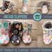 Big Kid Slipper Pattern - pdf Sewing Pattern for Big Kids' Slippers - Boot Pattern - Crafts for Kids - DIY House Slippers