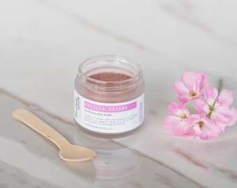 Rose Clay Mask - Face Mask - Bentonite Clay Mask - Detox Mask - Mud Mask - Pink Clay Mask - Acne Mask - Facial Mask - Oily Skin